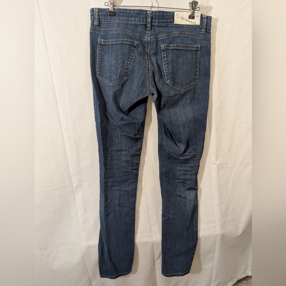 BlankNYC Dark Wash Mid Rise Skinny Jeans, Size 29 - Picture 4 of 9
